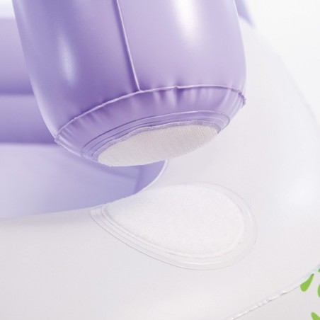 Täispuhutav laste suplusbassein varikatusega INTEX, lilla, 157 x 157 cm