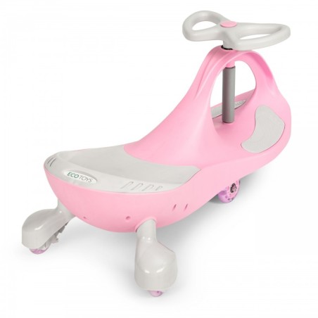 Iseliikur LED-rattad roosa