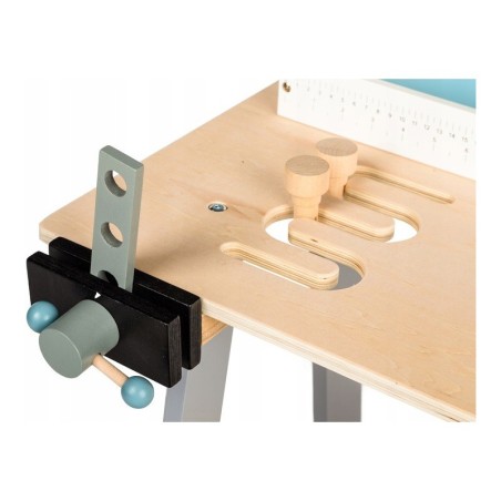 Puidust töötoalaud tööriistadega 32 elementi