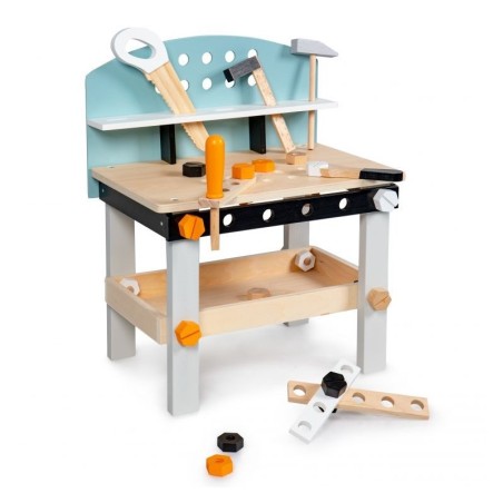 Puidust laste tööpink 38 osaga