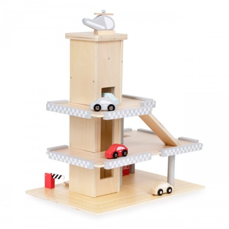 Suur puidust rajaga garaaž liftiga + autod