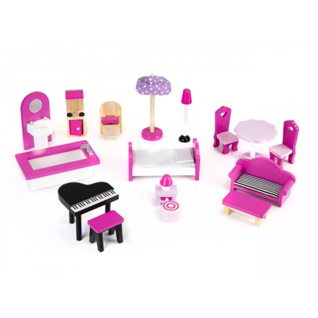 Puidust nukumaja mööbliga