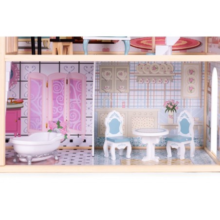 Suur puidust nukumaja, 3 korrust, 11 mööblit