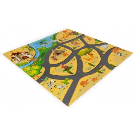 Puslematt laste safari pusle 9el 93x93cm