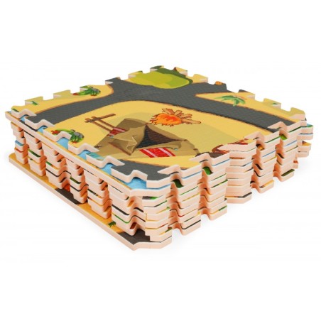 Puslematt laste safari pusle 9el 93x93cm