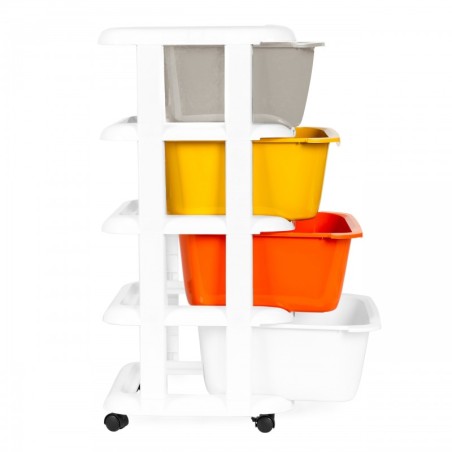 Panipaik 4 väljatõmmatava sahtliga koos ratastega