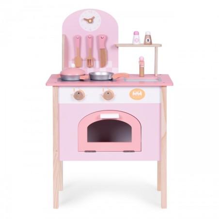 Laste mänguköök roosa 8 tarvikuga
