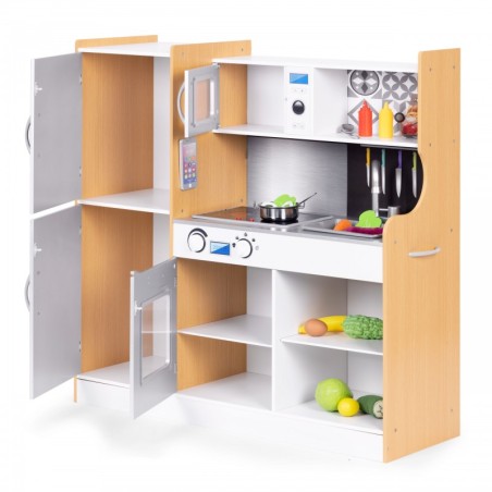 Lasteköök heli ja LED, metalltarvikud ,MDF