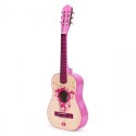 Laste kitarr roosa suur - 6 keelega