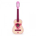 Laste kitarr roosa suur - 6 keelega