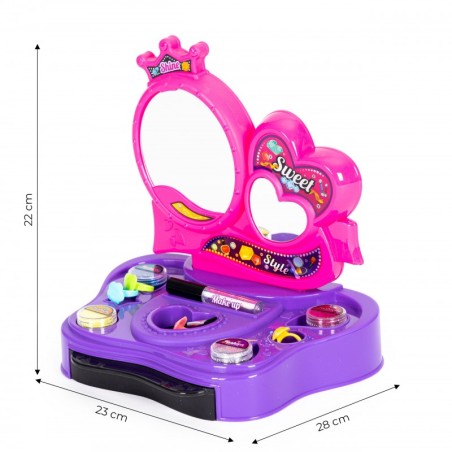 Tualettlaud lastele stuudio glitter tattoo peegel +5 a