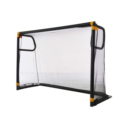 Jalgpallivärav Buffalo Shoot, must, 213 x 175 x 80 cm