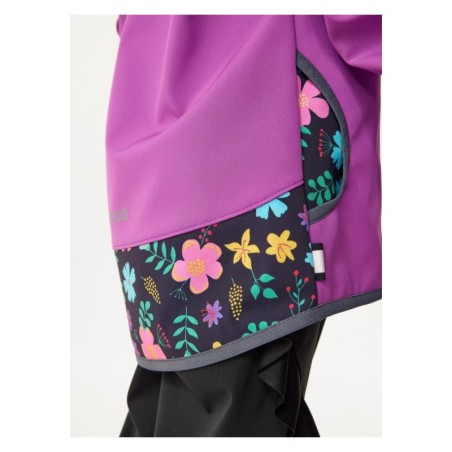 Laste softshell jope ilma voodrita Basic , lilla, lilled