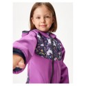 Laste softshell jope ilma voodrita Basic , lilla, ükssarvikud