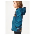 Laste softshell jope ilma voodrita Basic , Cobalt, Dinosaurused