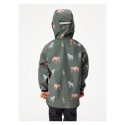 Laste softshell jope fliisvoodriga Basic, Khaki, Forest animals