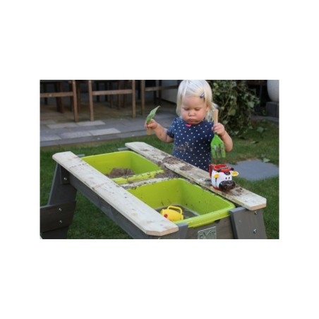 Universaalne mängulaud pingiga EXIT Aksent Sand, Water & Picnic L
