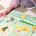 Puidust õpetlik tegelustahvel Minu esimene kalender