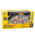 Ekskavaator buldooseri kaugjuhtimispuldiga RC 2.4G 9CH Kollane