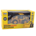 Ekskavaator buldooser kaugjuhtimispuldiga RC 27MHz 6CH Kollane