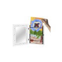 Laste joonistuste pildiraam A4, valge