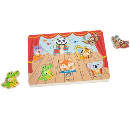 Häältega pusle - musikaalsed loomad