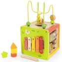 Puidust tegeluskuubik 5in1