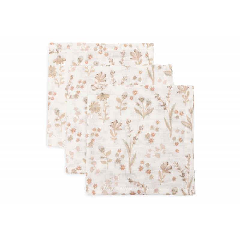 Musliin lapid 3 tk, 31x31 cm, Bloomy