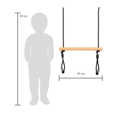 Trapets kiik - võimlemisrõngad "Black Line"