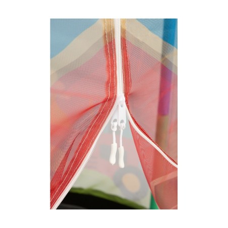 Laste batuut Talu, kaitsevõrgu ja libisemiskindlate jalgadega, 128 x 128 x 112 cm