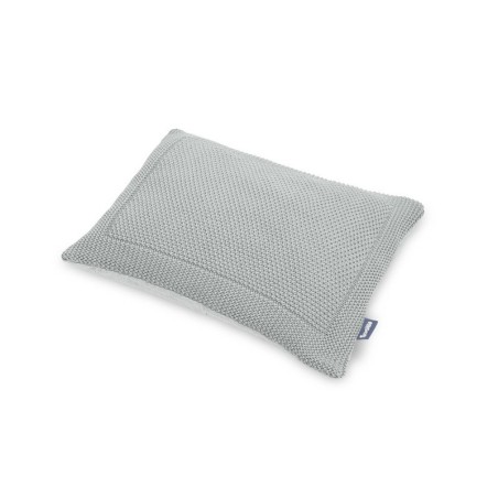 Kootud musliiniga teki ja padja komplekt - hall