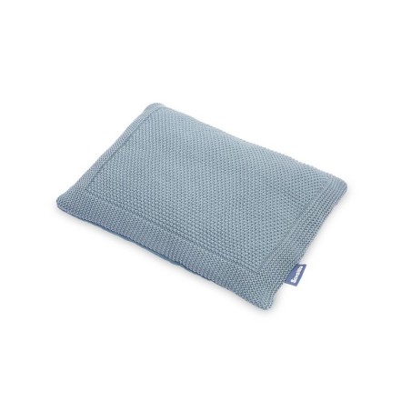 Musliiniga kootud teki ja padja komplekt - sinine