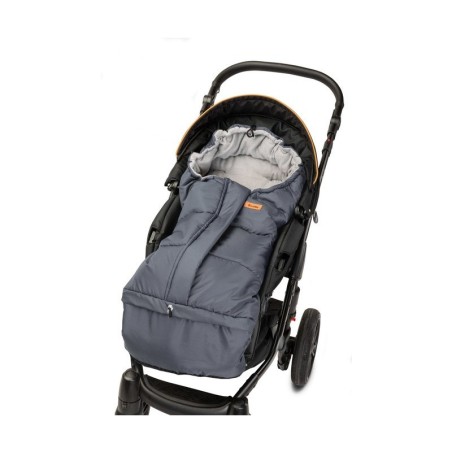 Combi 3in1 soojakott – grafiit/hall polaarfliis