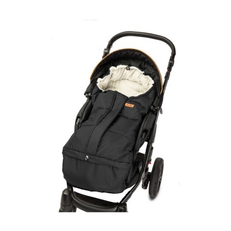 Combi 3in1 soojakott – must/beež polaarfliis