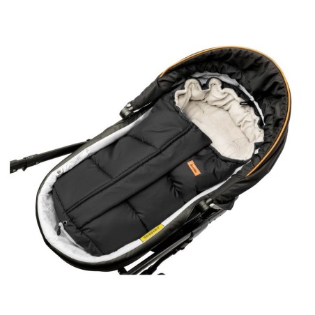 Combi 3in1 soojakott – must/beež polaarfliis