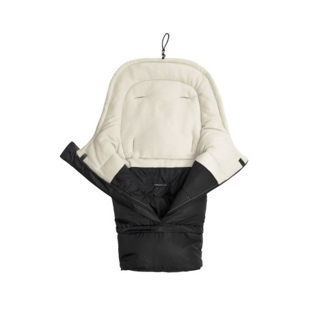 Combi 3in1 soojakott – must/beež polaarfliis