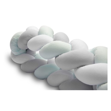 Punutud voodipehmendus 210 cm – piparmünt