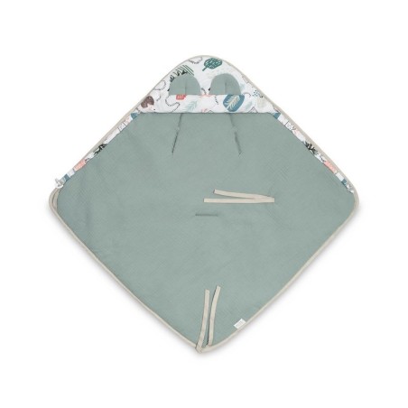 MUSLIIN TURVAHÄLLI TEKK - SMARAGD SIIL