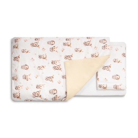 2-OSALINE VOODIPESU BEEŽ JÄNKUD 100X135 CM