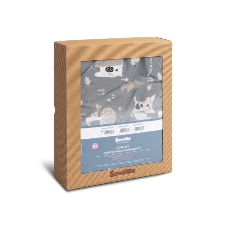 Beebi teki ja padja komplekt, grafiit