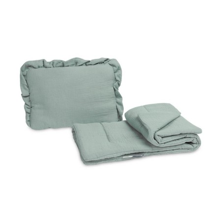 BEEBI MUSLIIN TEKI JA PADJA KOMPLEKT - KHAKI