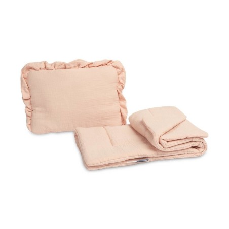 BEEBI MUSLIIN TEKI JA PADJA KOMPLEKT – KREEM