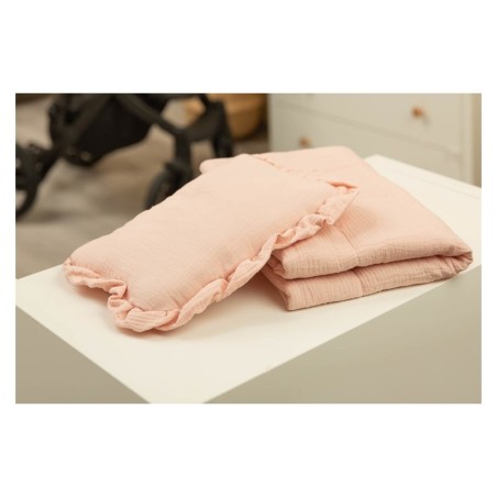 BEEBI MUSLIIN TEKI JA PADJA KOMPLEKT – KREEM