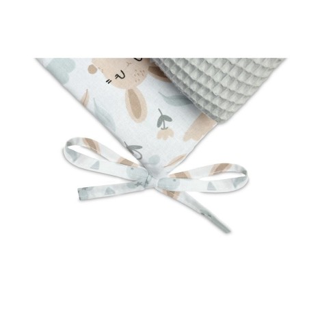 VOODI PEHMENDUS WAFFLE ÖÖKULLID HELEHALL