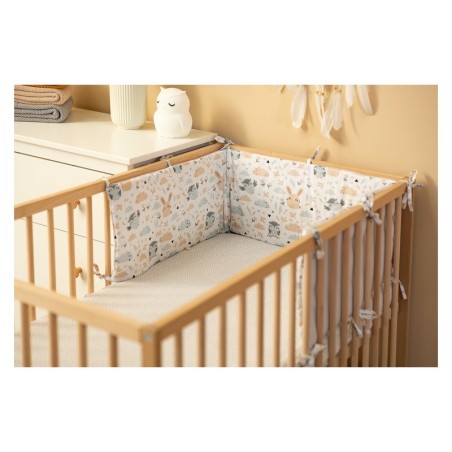 VOODI PEHMENDUS WAFFLE ÖÖKULLID HELEHALL