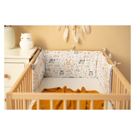 VOODI PEHMENDUS WAFFLE ÖÖKULLID HELEHALL