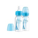 120 ml PP kitsad valikud + pudel – sinine, 2-pakk