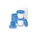 Toidunõud 180 ML. + kaas 0+ (10 tk) *