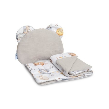 MUSLIIN BEEBI TEKI JA PADJA KOMPLEKT - SODIAC HALL