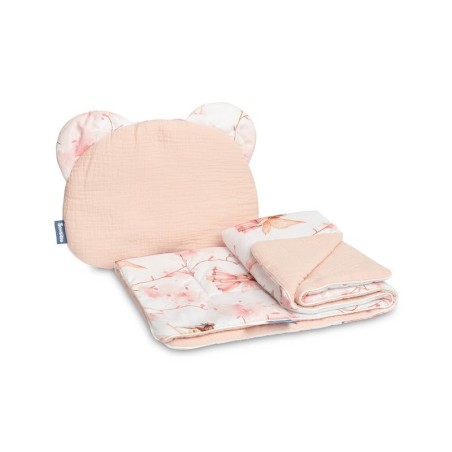 MUSLIIN BEEBI TEKI JA PADJA KOMPLEKT - HALDJA ROOSA